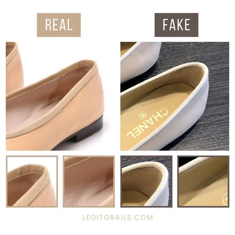 real chanel shoes pump vs fake|Chanel shoes real.